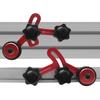 One-way Feeder Precision Aluminum Clear-Cut Stock Guides,Adjustable Stock Guides,Cut Anti Rebound Safety Pushing Auxiliary Tool
