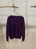 Women’s High-End Plush Wool-Cashmere V-Neck Sweater - Seamless, Soft, Stitched Knit Top