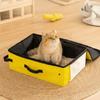 Oxford Cloth Foldable Cat Litter Box Waterproof Mobile Cat Toilet Travel Litter Pan  Mountaineering