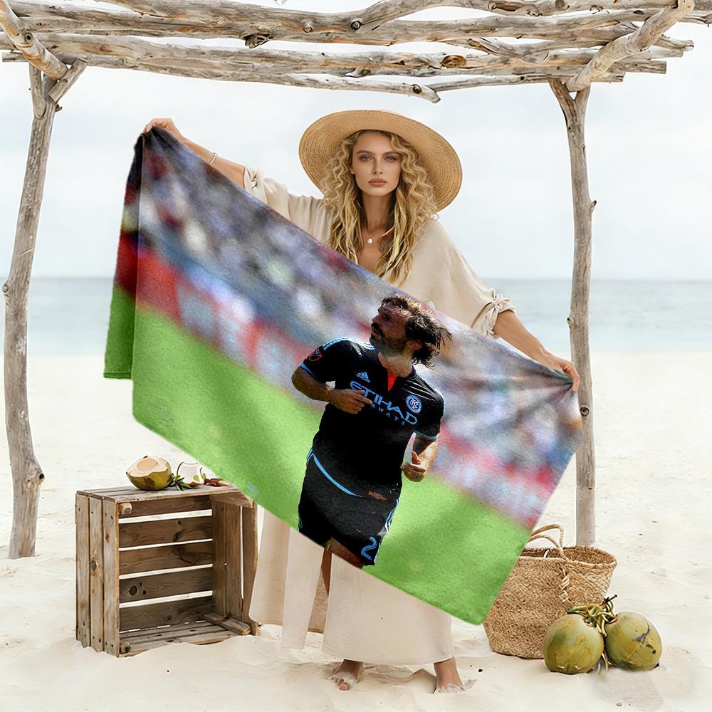 Player Action Field Beach Towel Super Soft Microfiber Quickdry Fabric Comfortable Lightweight