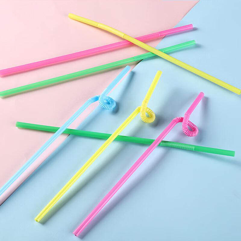 Einweg durchsichtige Bubble Tea Strohhalme