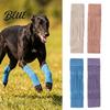 Soft Breathable Dog Sleeve 4Pcs Elbow Protectors, Knitted Leg Warmer Wraps, Cotton Wrap Protective Sleeves for Elderly Dogs, Post-operative