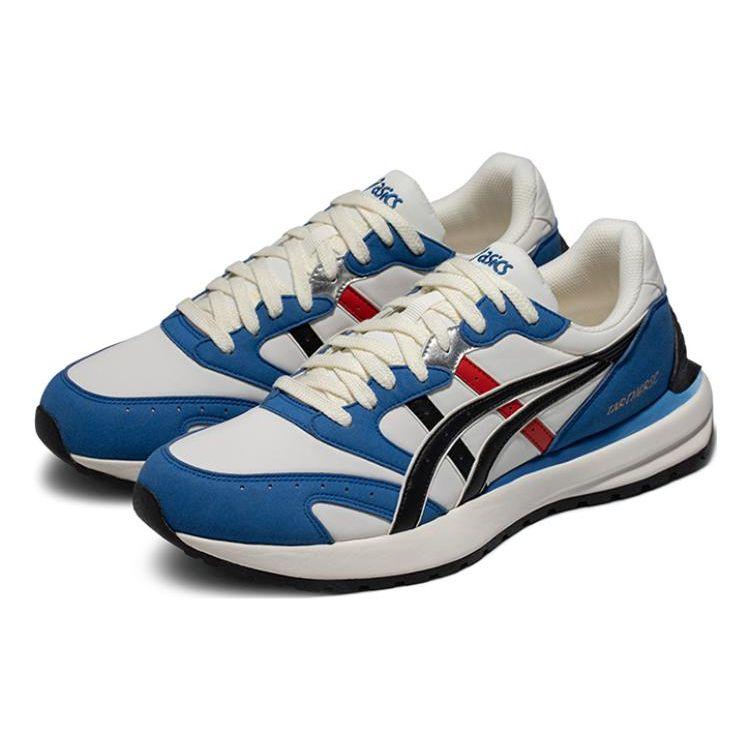 Asics Tarther Sc Fabric Synthetic Leather Soft Comfortable Low Top Lifestyle Casual Shoes Men Shoes White Blue Black 1203A125-105