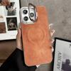 New Plated Lens Ring Bracket for Plain Leather Magnetic Suction Mobile Phone Cases IPhone 16 Pro Max, 15, 14, 13, and 12 Series