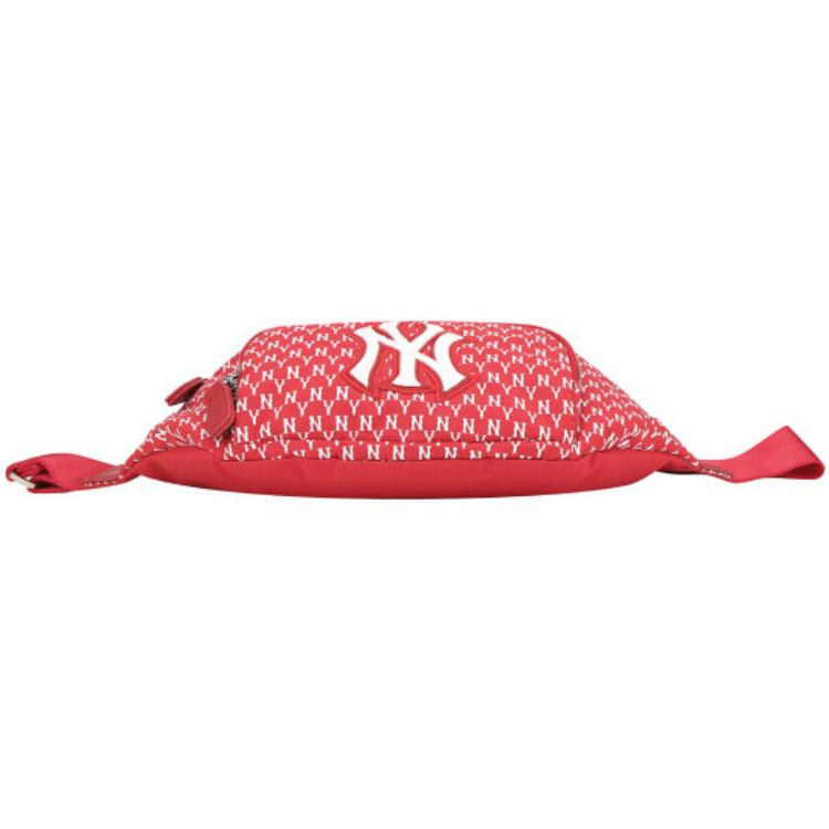 MLB Monogram Collection Polyamide Shoulder Bag, Crossbody Bag, Fanny Pack Regular Unisex Red 32BGC9911-50R