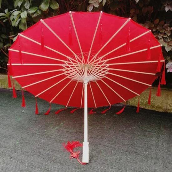 

Однотонный Черный Белый Красный Зонт Зонт для танцев Зонт из масляной бумаги Зонт из шелковой ткани Paraguas Зонтик Золотой китайский Paraplu