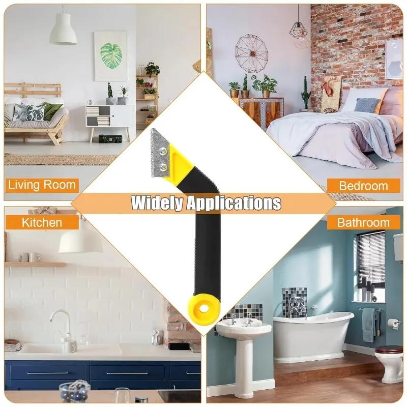 Professional Tile Gap Cleaning Tool Wall Floor Tiles Joint Cleaner Scraper Cement Dust Cleaning Removal Scraper with Knife Blade