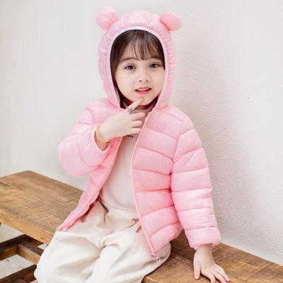 Clearance: Lightweight Baby & Toddler Down Cotton Jacket with Ear Design - Unisex Winter Coat