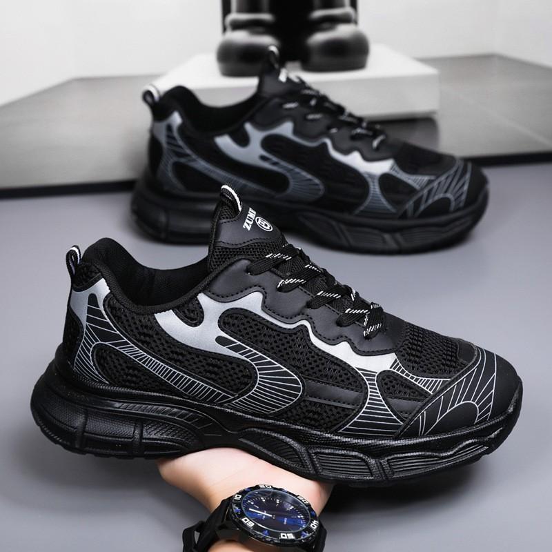 

Мужская обувь от импортных производителей, мужская повседневная обувь на весну и осень, низкая дышащая сетчатая спортивная обувь, модная универсальная обувь для папы 39