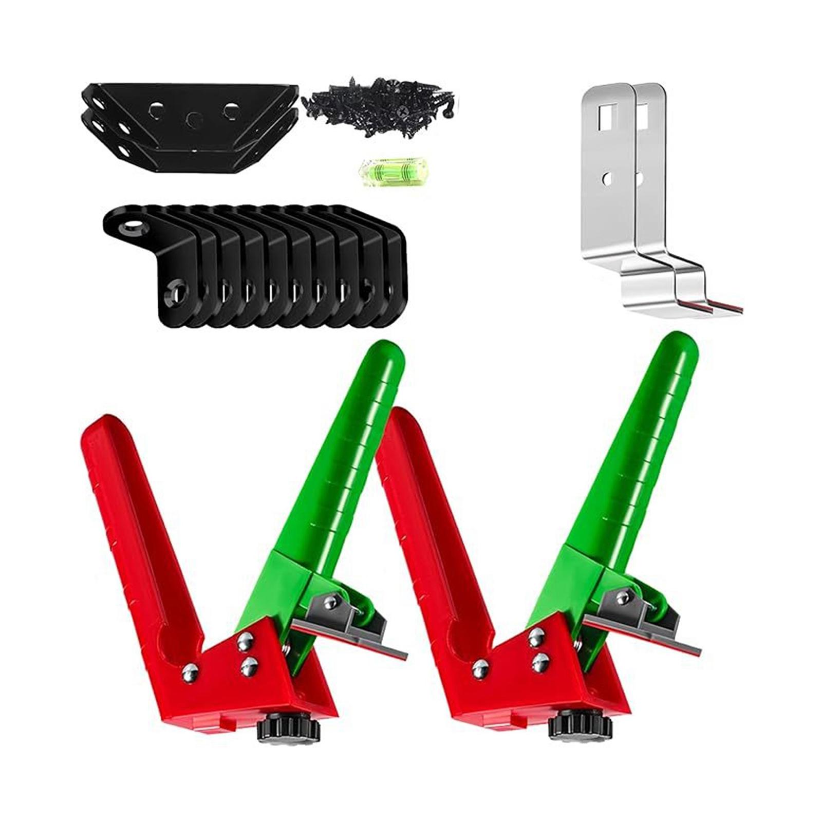 

Adjustable Clamp for Quick Installation of Drawer Front Panel Woodworking Jig Tool Cabinet Face Frame Mounting Clip