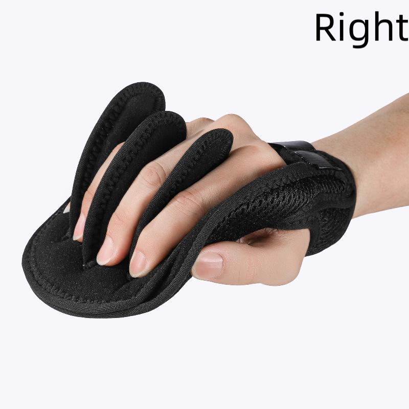 Padded Finger Separator Glove Pressure Relief Hand Contracture Pad Adjustable Palm Protector Ergonomic Fit For Elderly