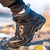 Men's Fashionable Safety Boots, Anti Smashing and Anti Piercing Safety Boots with Steel Toe Caps, Construction Work Boots