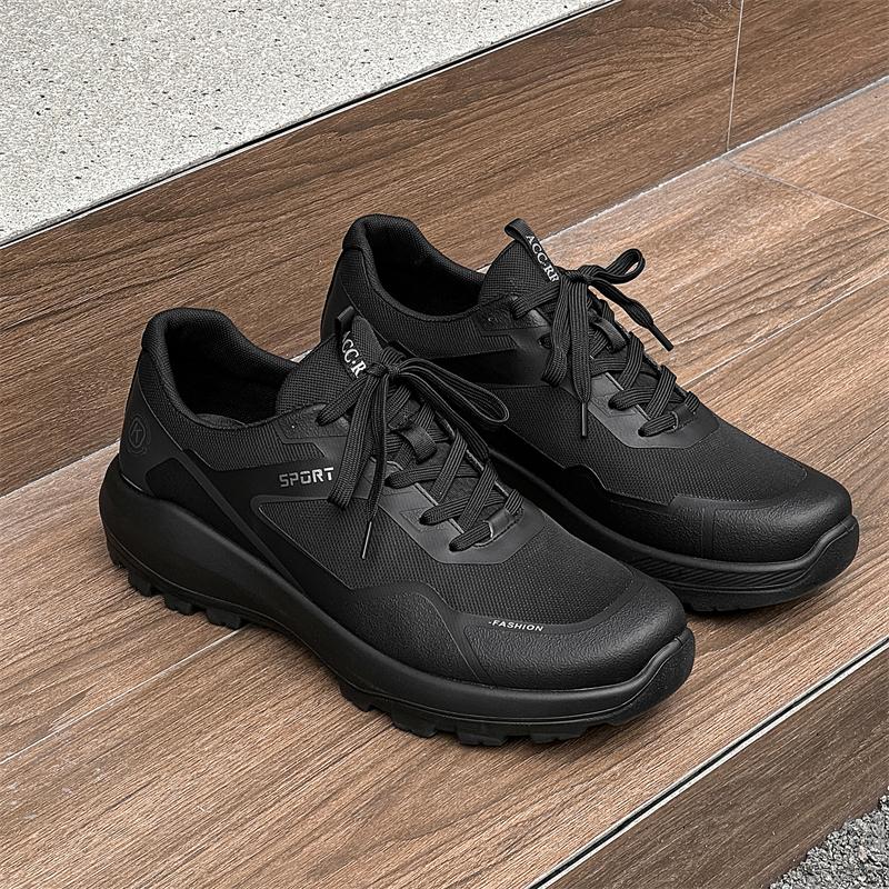 

Модная кожаная обувь для мужчин, из натуральной кожи, больших размеров, высококачественная дизайнерская формальная обувь, повседневная обувь, модная деловая 44 чёрный