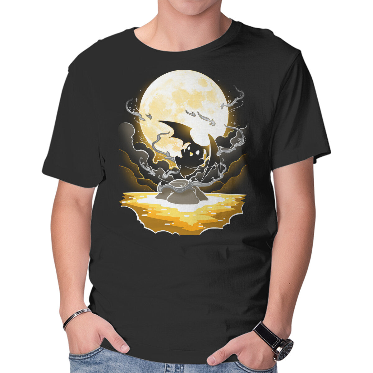 Unisex Crew Neck T-Shirt Digi Air moon Graphic Short Sleeve Casual Tee XXXL