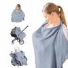 Adjustable Strap Breastfeeding Towel Breathable Cotton Breastfeeding Shawl  Outdoor Nursing