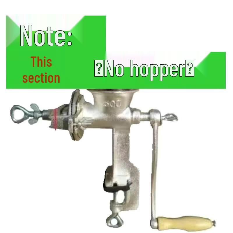 

Compact Cast Iron Hand-Crank Grinder for Corn, Grains & Nuts