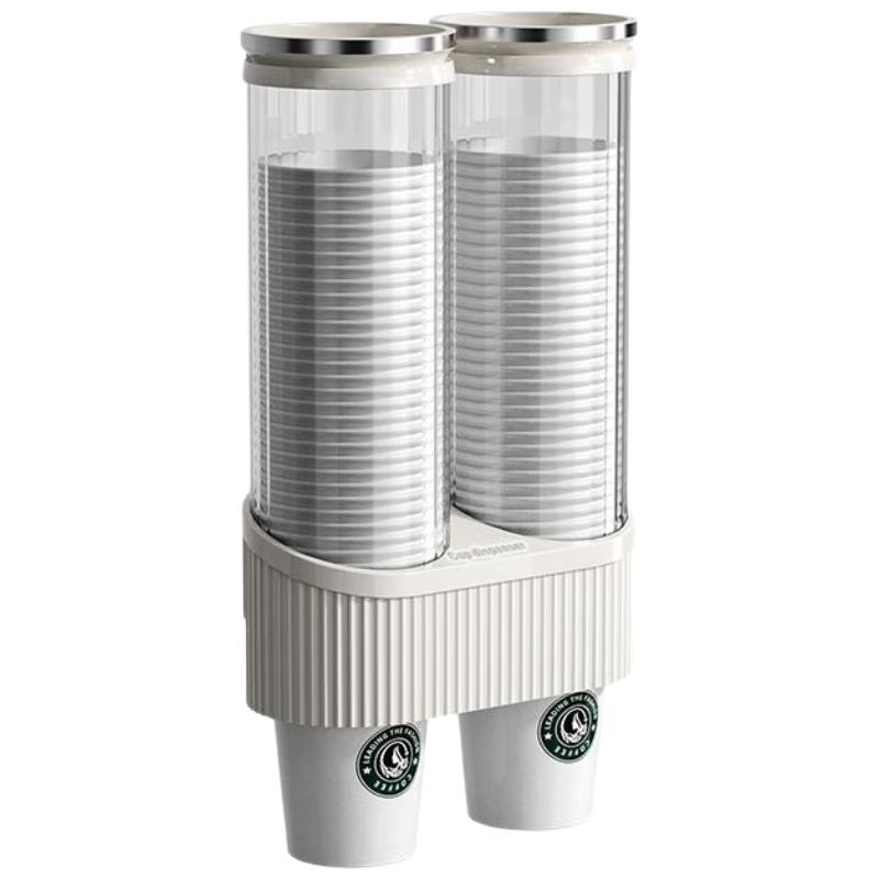 

Wall-Mounted Double Cup Dispenser
