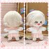 niannyyhouse 20cm stuffed toy clothes tie dress shirt JK skirt sailor uniform cotton doll accessories dress-up (blue)