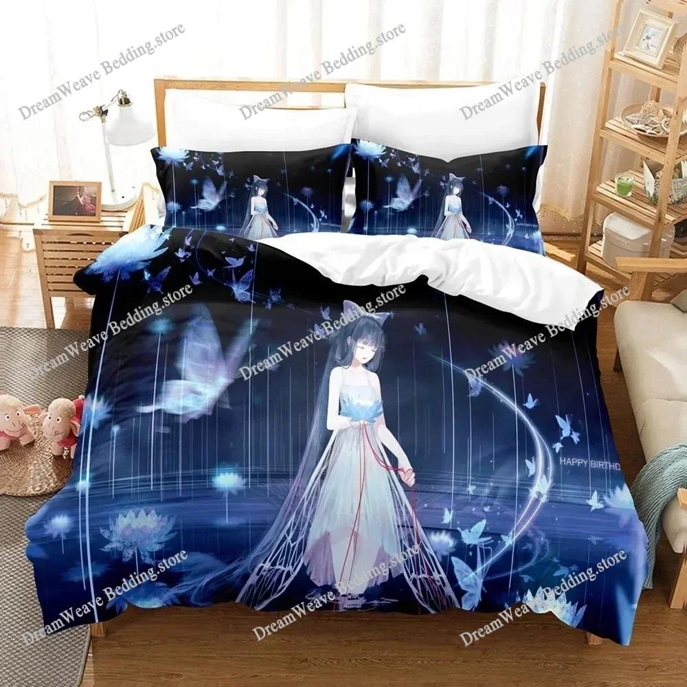 3D Printed Anime Cardcaptor Sakura Bedding Set Duvet Cover Bedroom Comforter Single Twin King _Size Quilt Cover Home Textiles741