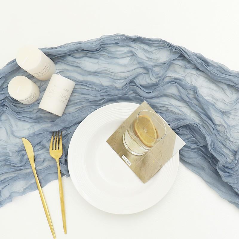 Sheer Voile Table Runner Wedding Birthday Party Decor