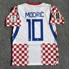 Nationalmannschaft Kroatien Nr. 10 Modric Norwegen Nr. 9 Haaland Heim- und Auswärts-Fan Edition Trikot