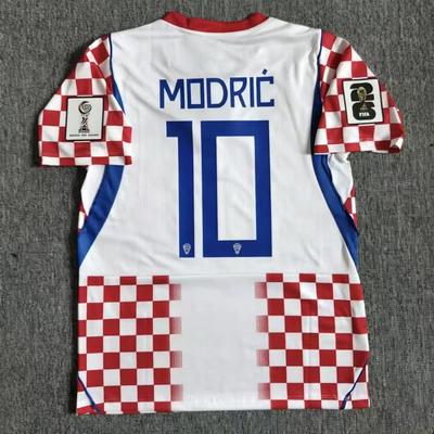 National Team Croatia No. 10 Modric Norway No. 9 Haaland Home and Away Fan Edition Jersey