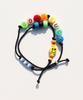 Bonbeau Happy Pop Initial Smile Knot Bracelet Smile Charm Initial Bead Double-Strand Knot Bracelet