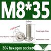 ISO7380 Stainless Steel Hex Drive Dome Head Screws - M2 to M16