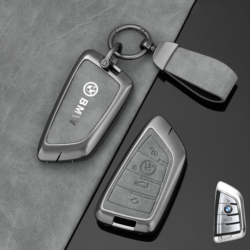 Hot 2025 Zinc Alloy Car Key Case Cover Holder Shell For BMW X1 X3 X5 X6 X7 1 3 5 6 7 Series G20 G30 G11 F15 F16 G01 G02 F48 Acce