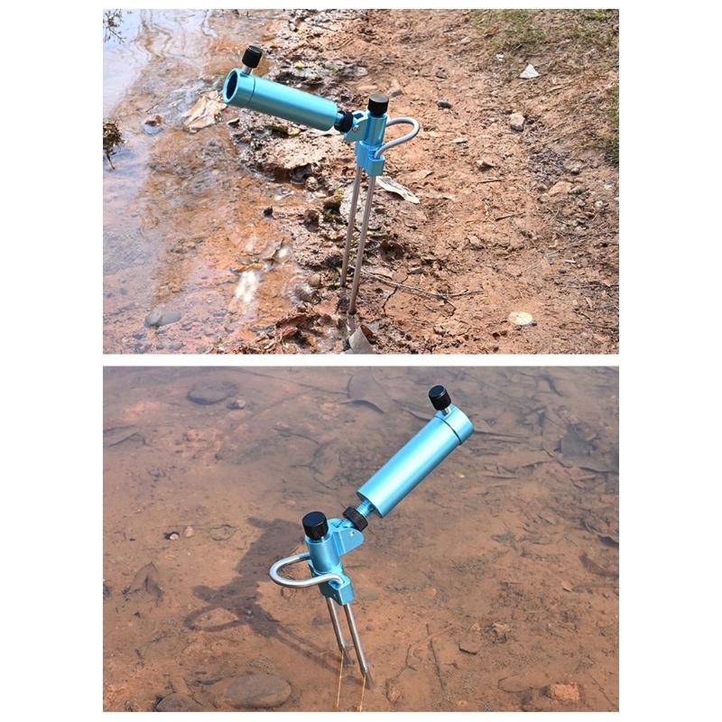 Fishing Rod Support Holder Stake for Anglers Feature Lightweight Design and Easy Assembly for Portable Use in Fishing