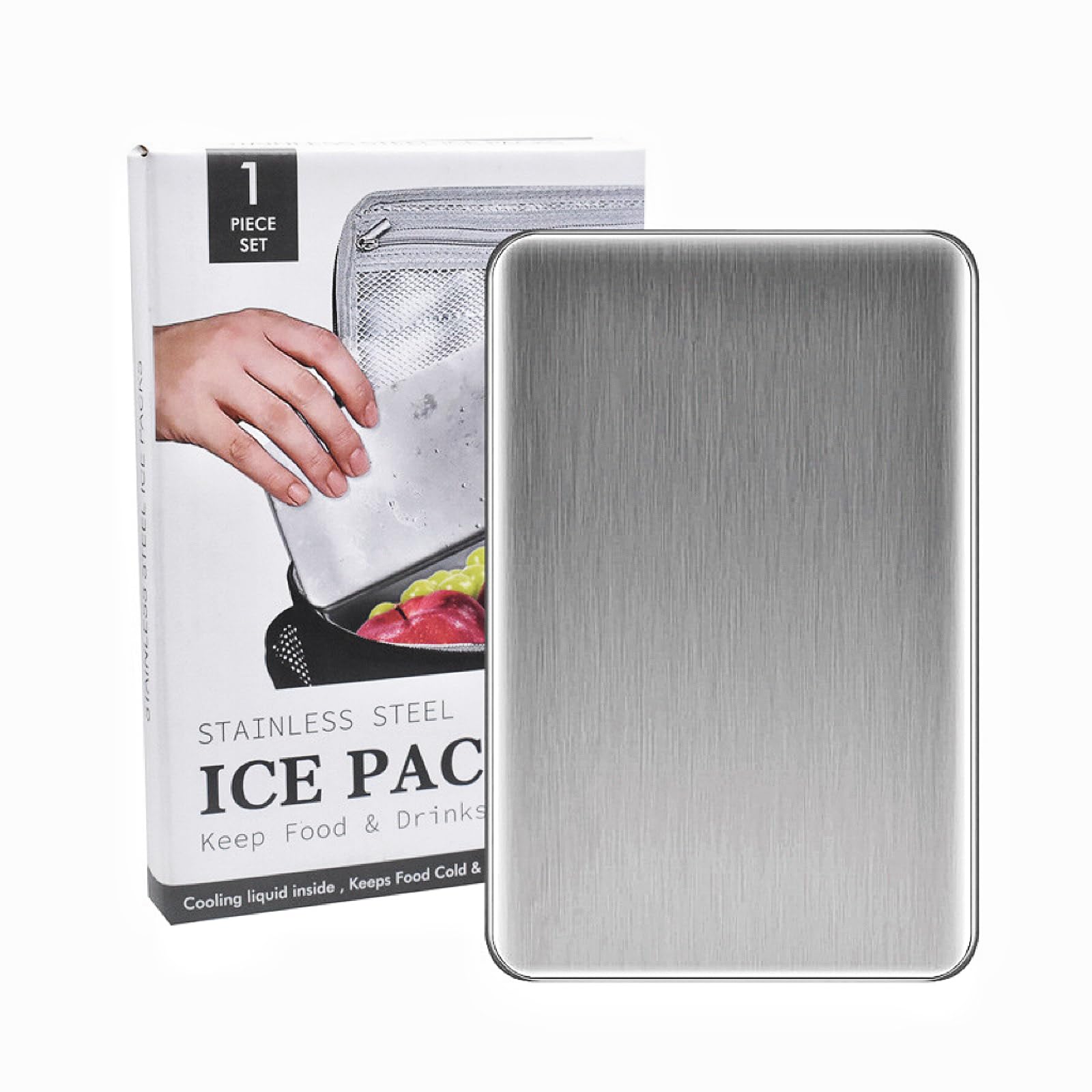 

BDB Нержавеющая сталь Лед для спортивного пакета, Длительное охлаждение, (1, 176 мм)