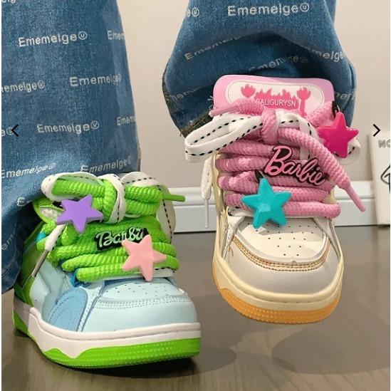 Fashion Couple Sneakers, Casual Daily, Ins Trend, Niche Design, Mandarin Duck Shoes, Dopamine Color Matching Casual Day