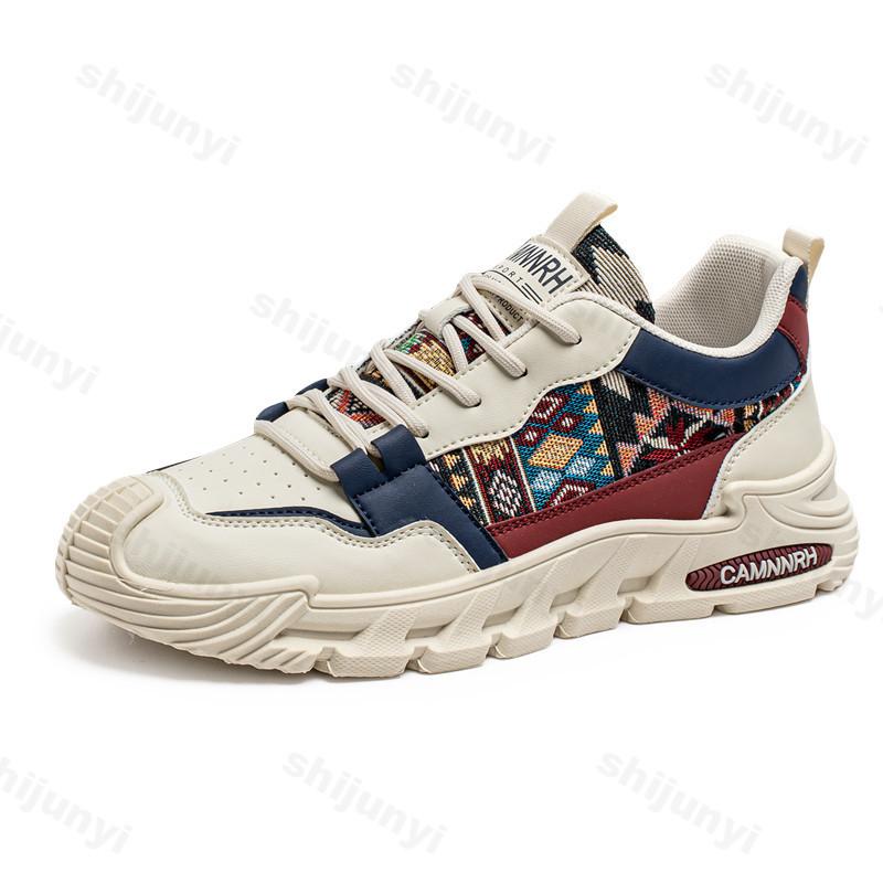 

Niche Design Low Top Thick Soled Casual Shoes for Men 2026 Autumn New Mesh Breathable Fashi Trend Versatile Platform sneakers 44