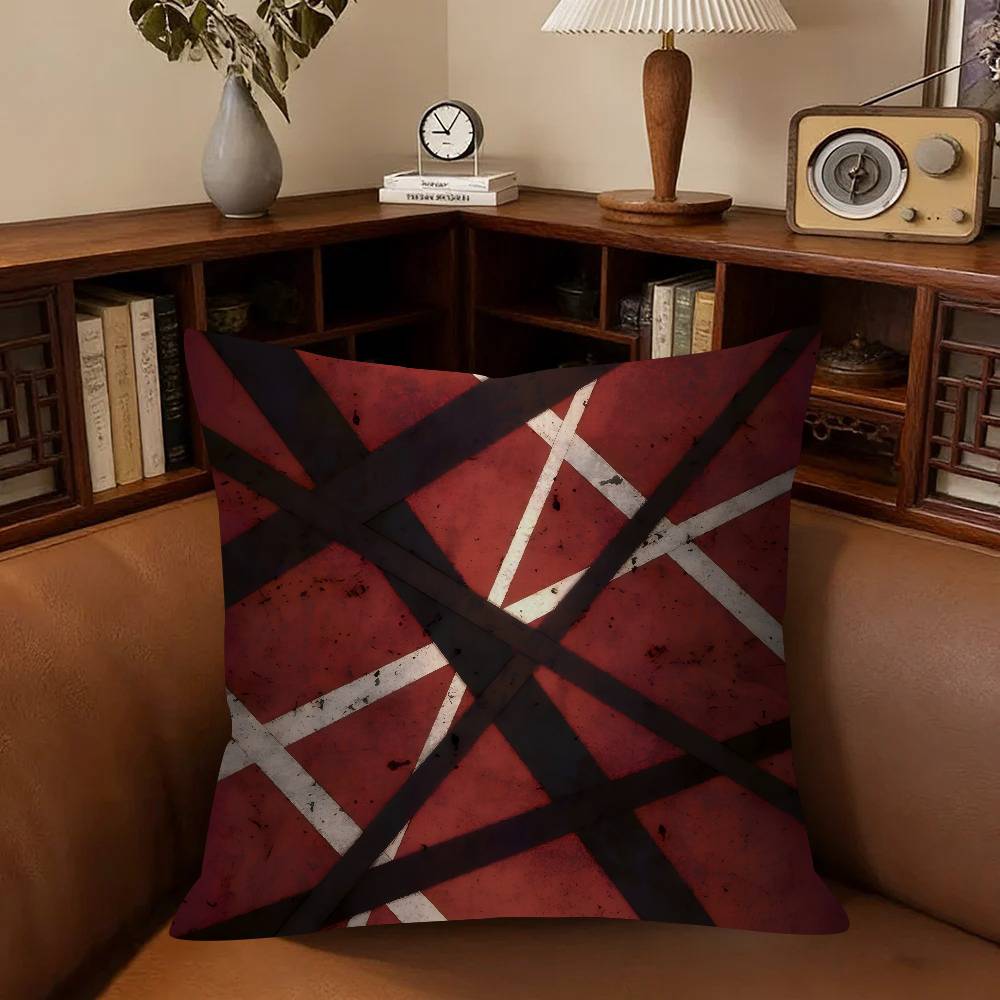 ALBUM Fashion Van Halen Cushion  Cushion Cover Inches Farmhouse Decor Home Throw Pillow Covers for Couch Decorations