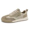High Quality Men Outdoor Antiskid Sneakers 2025 New Casual Leather Running Board Shoes New Fashion Skateboarding Vulcanized Shoe