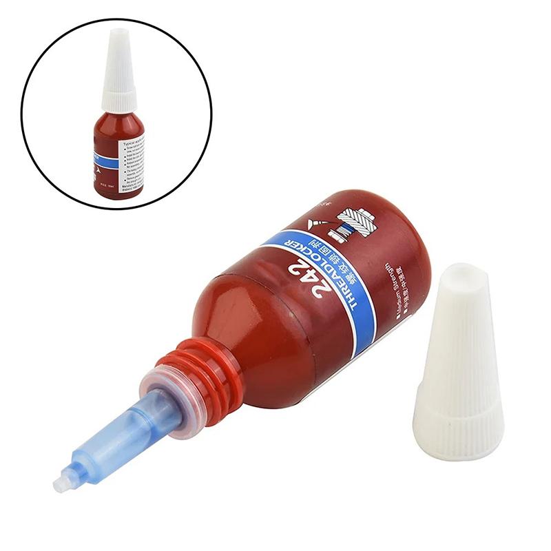 10 ml Zajišťovač závitů 242 Modré lepidlo na šroubování Prostředek pro zajištění závitů Anaerobní lepidlo proti uvolnění se střední pevností pro závity M6-M20