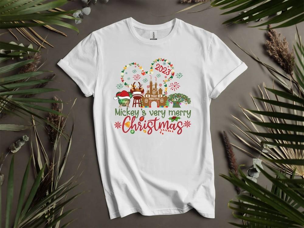 

Mickey s Verry Merry Christmas T-shirt T shirt Men Women Unisex Tshirt I92 XL