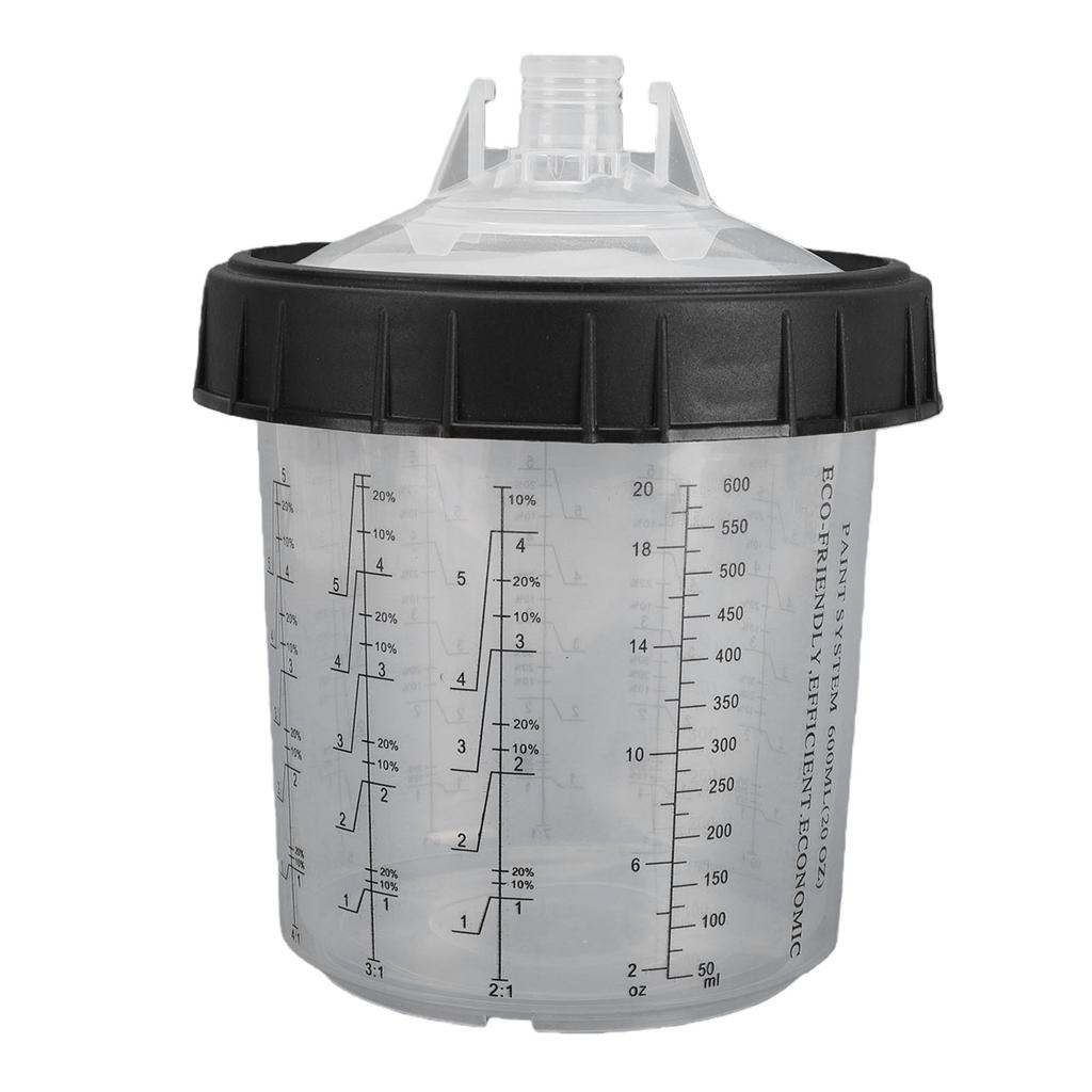 Disposable Paint Spray Gun Liners and Lids 22 Ounce Disposable Paint Spray Gun Cups Kit