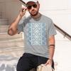 2026 Vyshyvanka Unisex Kurzarm-T-Shirt, T-Shirt mit Ornament-Print, Rundhalsausschnitt, Normale Passform