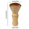 Pincel Redondo de Madera para Uñas Artísticas Fluffy Profesional Limpieza de Polvo Pincel de Maquillaje Accesorios de Manicura Herramientas de Equipo de Salón