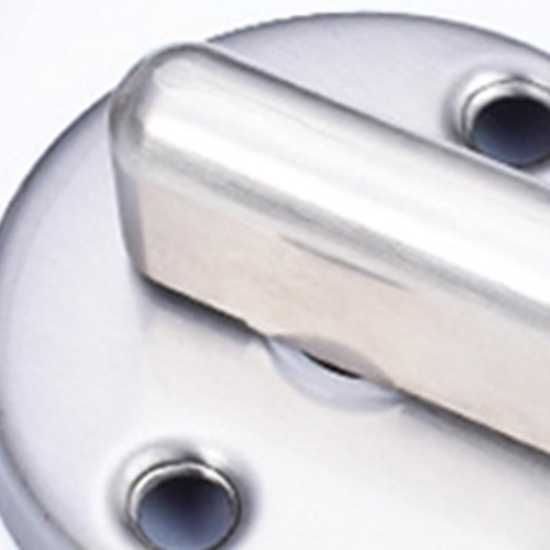Bathroom Privacy Door Lock Occupancy Indicator Deadbolt Round Stainless Steel for Men Women