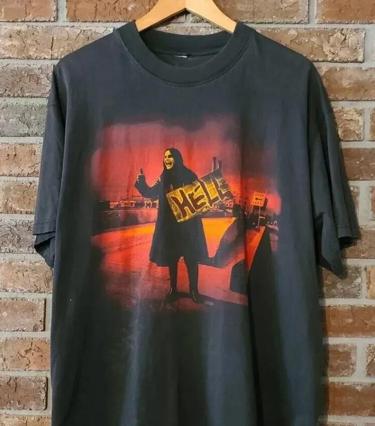 Ozzy Osbourne Ozzy Hitchhiking To Hell 98 t-shirt, 2 sided Size S-4XL Unisex T-Shirt XL