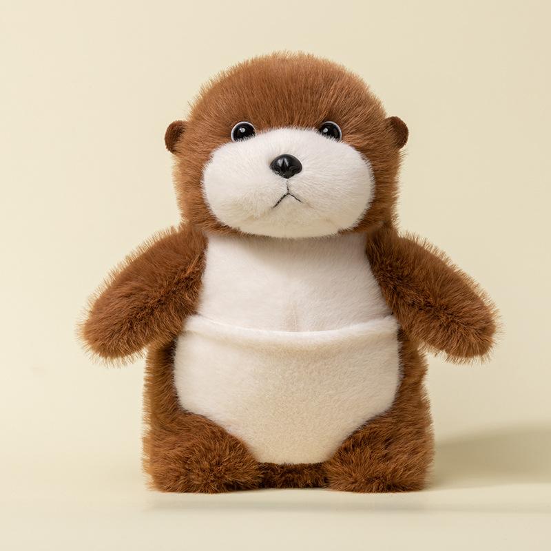 

Baby simulated sea otter koala doll cute animal ornament cross-border plush toy for birthday gifts 23cm