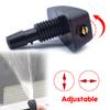 2 sztuk/zestaw samochodów uniwersalna wycieraczka przedniej szyby spryskiwacz dysza opryskiwacza zraszacz w kształcie wentylatora wylewka akcesoria samochodowe