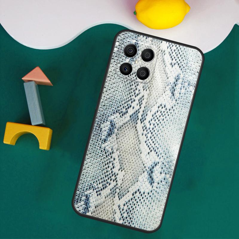 Snake Skin Case For Honor Magic 7 5 6 Lite Honor 200 Pro 50 70 90 Lite X9a X8a X8 X9 X8b X9c X9b Cover
