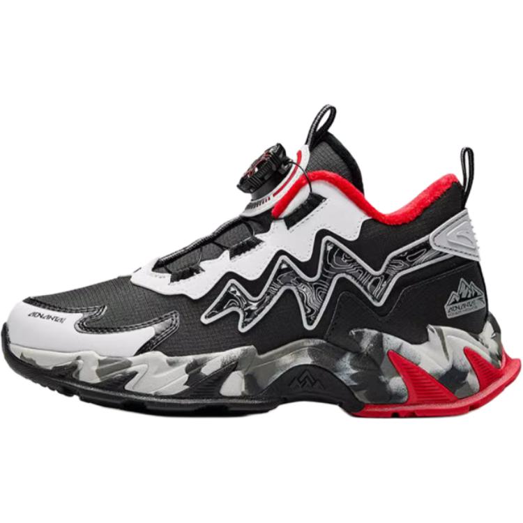 

Anta Удобная Универсальная Прочная Повседневная Обувь Средней Высоты Детская Повседневная Обувь Черный Белый Красный A12446934-1 33