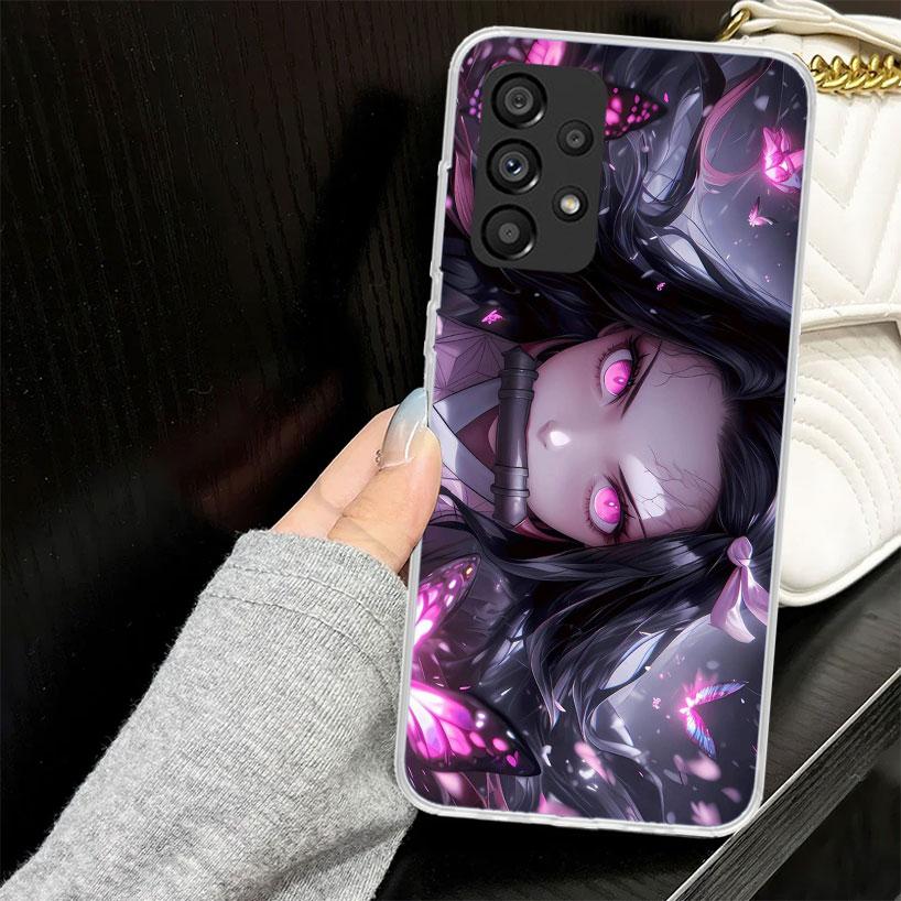 Kamado Nezuko Demon Slayers Case for Samsung Galaxy A52 A42 A32 A22 A12 A51 A50 A02S Phone Cover A41 A31 A21S A40 A30S A20E A10S