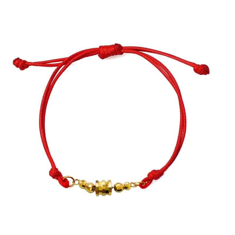 2 Stück Handgefertigtes Gewebtes Armband Halbfertiges Handseil für Frauen Mädchen Wachsfaden Armbänder Freundschaftsschmuck Geschenk