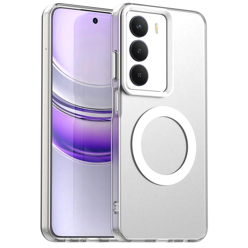 Transparent Case For Realme 14x Case For Realme 14x Magnetic Adsorption Wireless Charge Back Cover For Realme 14x Case 6.67 inch