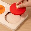 Montessori Educational Children Toy Wooden Sorting Matching Board Growth Process Cognize Preschool Learning Puzzle Game for Kids